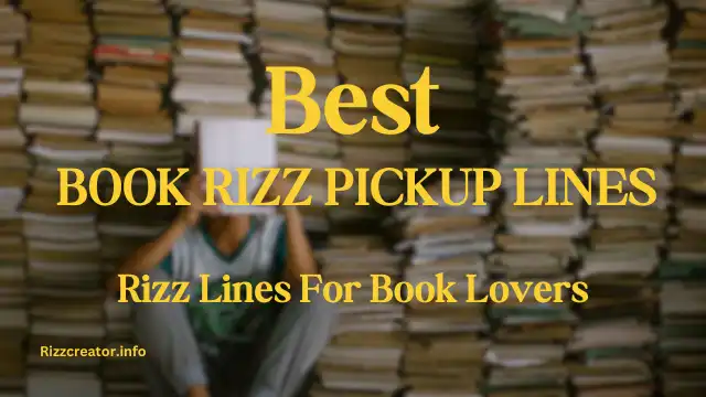 Best Book Rizz Pickup Lines