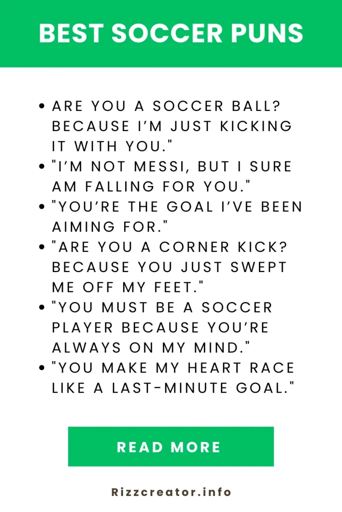 Best Soccer Puns
