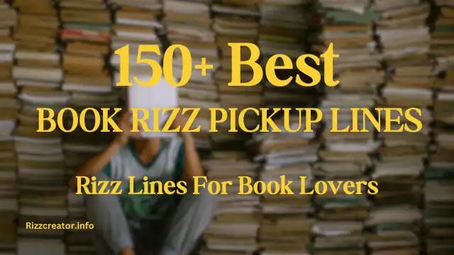 Book Rizz Pickup Lines