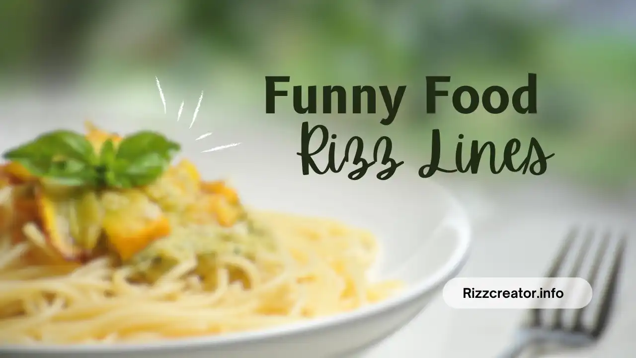 Funny Food Rizz Lines