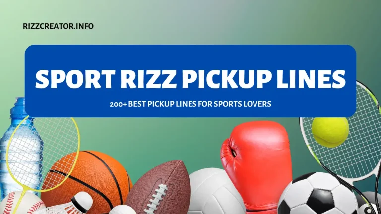 Sport Rizz Pickup Lines